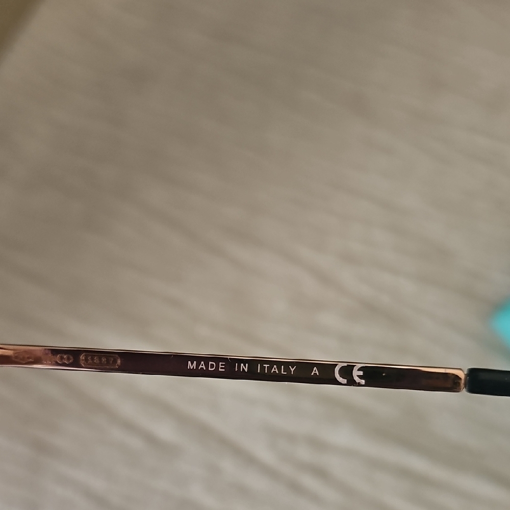 Tiffany & Co. Black and Rose Gold Women's Glasses - Picture 5 of 7